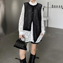 Load image into Gallery viewer, Irregular Hollow Sleeveless Vest
