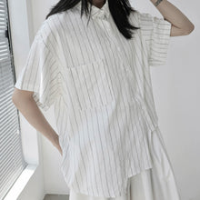 Load image into Gallery viewer, Women's Striped Loose Casual T-shirt
