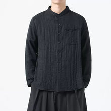 Load image into Gallery viewer, Double-layer Collar Loose Casual Shirt
