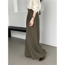 Load image into Gallery viewer, Pleated Drawstring Casual Wide-leg Pants
