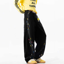 Load image into Gallery viewer, American Graffiti Loose Wide-Leg Jeans
