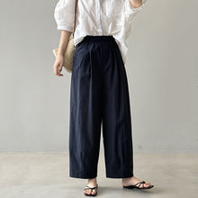 Load image into Gallery viewer, High Waist Straight Loose Casual Wide Leg Pants
