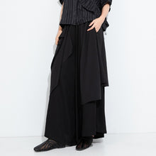 Load image into Gallery viewer, Women's Japanese Loose Draped Cropped Culottes Casual Pants
