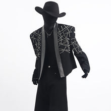 Load image into Gallery viewer, Rhinestone Loose Suit Jacket
