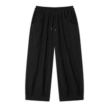 Load image into Gallery viewer, Cropped Waist-Defined Wide Leg Pants
