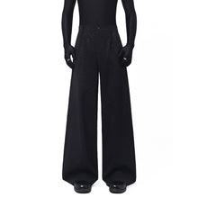 Load image into Gallery viewer, Starry  Hot-Fix Rhinestone Detail Casual Trousers
