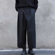 Load image into Gallery viewer, Straight-leg Casual Elastic Waist Wide-leg Pants
