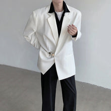 Load image into Gallery viewer, White Suit Jacket with Metal Buttons

