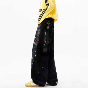 American Graffiti Loose Wide-Leg Jeans