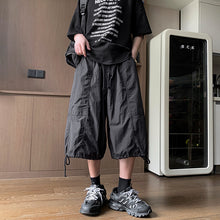 Load image into Gallery viewer, American Casual Loose Wide-leg Workwear Cropped Trousers
