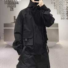 Load image into Gallery viewer, Hooded Casual Workwear Windbreaker Jacket
