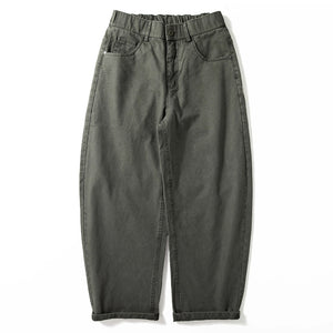 Retro Loose Straight Casual Trousers