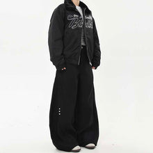 Load image into Gallery viewer, American Retro Deconstructed Rivet Scimitar Pants
