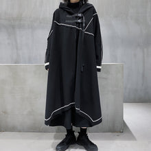Load image into Gallery viewer, Irregular Hooded Long Sleeved Jacket
