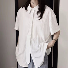 Load image into Gallery viewer, Loose-fitting Slimming French Tie Shirt
