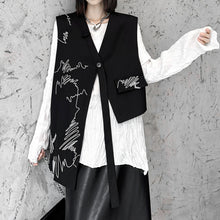 Load image into Gallery viewer, Embroidered Irregular Loose Versatile Vest
