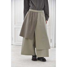 Load image into Gallery viewer, Women‘s Irregular Color-blocked Faux Two-piece Casual Skirt Pants
