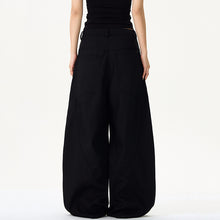 Load image into Gallery viewer, American Retro Rivet Stitching Deconstructed Scimitar Pants
