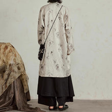 Load image into Gallery viewer, Textured Ink-dyed Mid-length Coat

