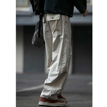 Load image into Gallery viewer, Vintage Double Pleat Wide-leg Drawstring Scimitar Pants
