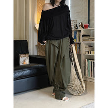Load image into Gallery viewer, Women's Off-Shoulder Tencel T-Shirt
