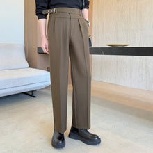 Load image into Gallery viewer, British Slim Fit  Straight Leg Trousers
