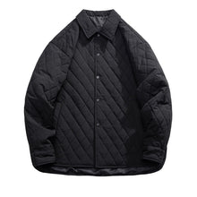 Load image into Gallery viewer, Retro Quilted Diamond Pattern Jacket
