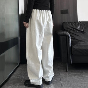 Loose Floor-length Straight Pants