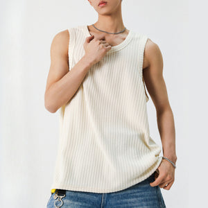 American Textured Loose Casual Vest