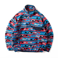 Load image into Gallery viewer, Retro Half-open Collar Sweatshirt
