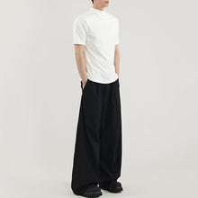 Load image into Gallery viewer, Straight Shoulder Jumpsuit Collar Knitted Slim Fit T-shirt
