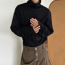 Load image into Gallery viewer, Retro Turtleneck Casual Loose Knit Sweater
