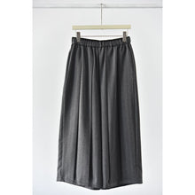 Load image into Gallery viewer, Women's Shadow Pinstripe Pleated Elastic-waist Fluid Draped Loose Wide-leg Pants
