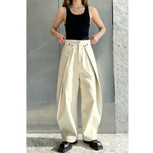 Load image into Gallery viewer, Three-dimensional Tailoring Stitching Wide-leg Jeans
