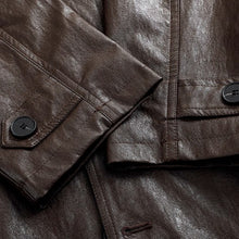 Load image into Gallery viewer, Japanese Retro PU Leather Windbreaker

