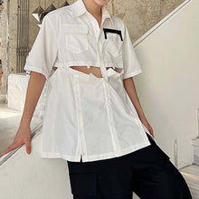 Load image into Gallery viewer, Summer Stitching Casual Short Sleeve Shirt
