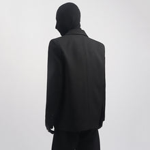 Load image into Gallery viewer, Loose Metal Button Suit Jacket
