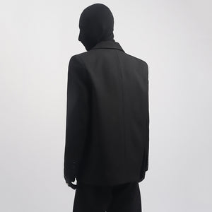 Loose Metal Button Suit Jacket