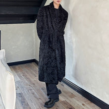 Load image into Gallery viewer, Long Lapel Warm Wool Coat
