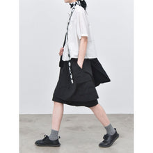 Load image into Gallery viewer, Women's Japanese Minimalist Zigzag Stitch Short Sleeve Shirt
