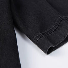 Load image into Gallery viewer, Denim Loose Button-Up T-Shirt
