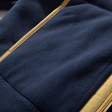 Load image into Gallery viewer, Polar Fleece Panel Stand Collar Jacket
