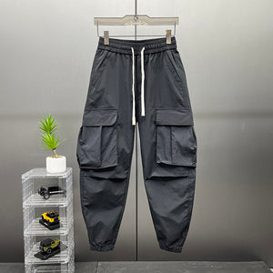 Retro Casual Workwear Ninth Pants