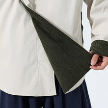 Load image into Gallery viewer, Reversible Stand Collar Frog Button Loose Hanfu Cardigan
