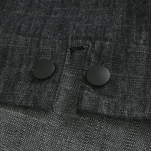 Load image into Gallery viewer, Square Neck Raw Edge Denim Vest Patchwork Jeans Two-Piece Set

