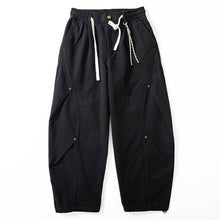 Load image into Gallery viewer, Vintage Double Pleat Wide-leg Drawstring Scimitar Pants
