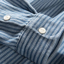 Load image into Gallery viewer, Casual Retro Loose Vertical Striped Shirt
