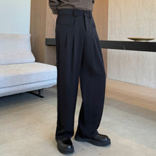 Load image into Gallery viewer, Lyocell Tencel Loose Straight Leg Casual Pants
