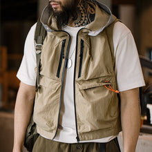 Load image into Gallery viewer, Gorpcore Tactical Multi Pocket Quick-dry Hooded Vest
