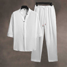 Load image into Gallery viewer, Pleated Loose-fitting Thin and Breathable Two-piece Set
